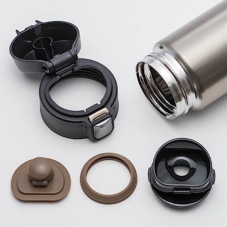 Tiger Vacuum Insulated Travel Mug with Flip Open Lid, 16-Ounce