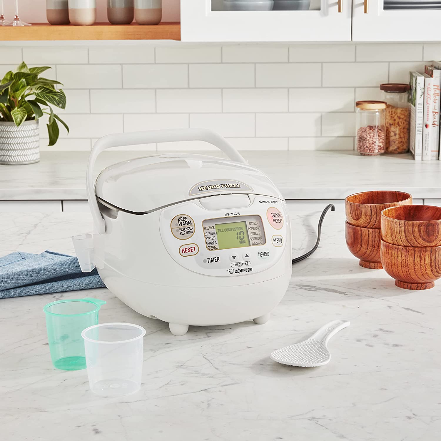 Zojirushi Rice Cooker Neuro Fuzzy, 5.5-Cups (Uncooked)