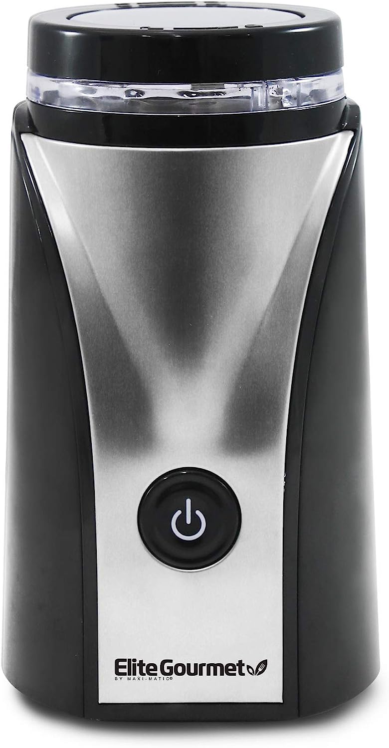 Elite Gourmet Electric Nut Spice Herb Coffee Grinder