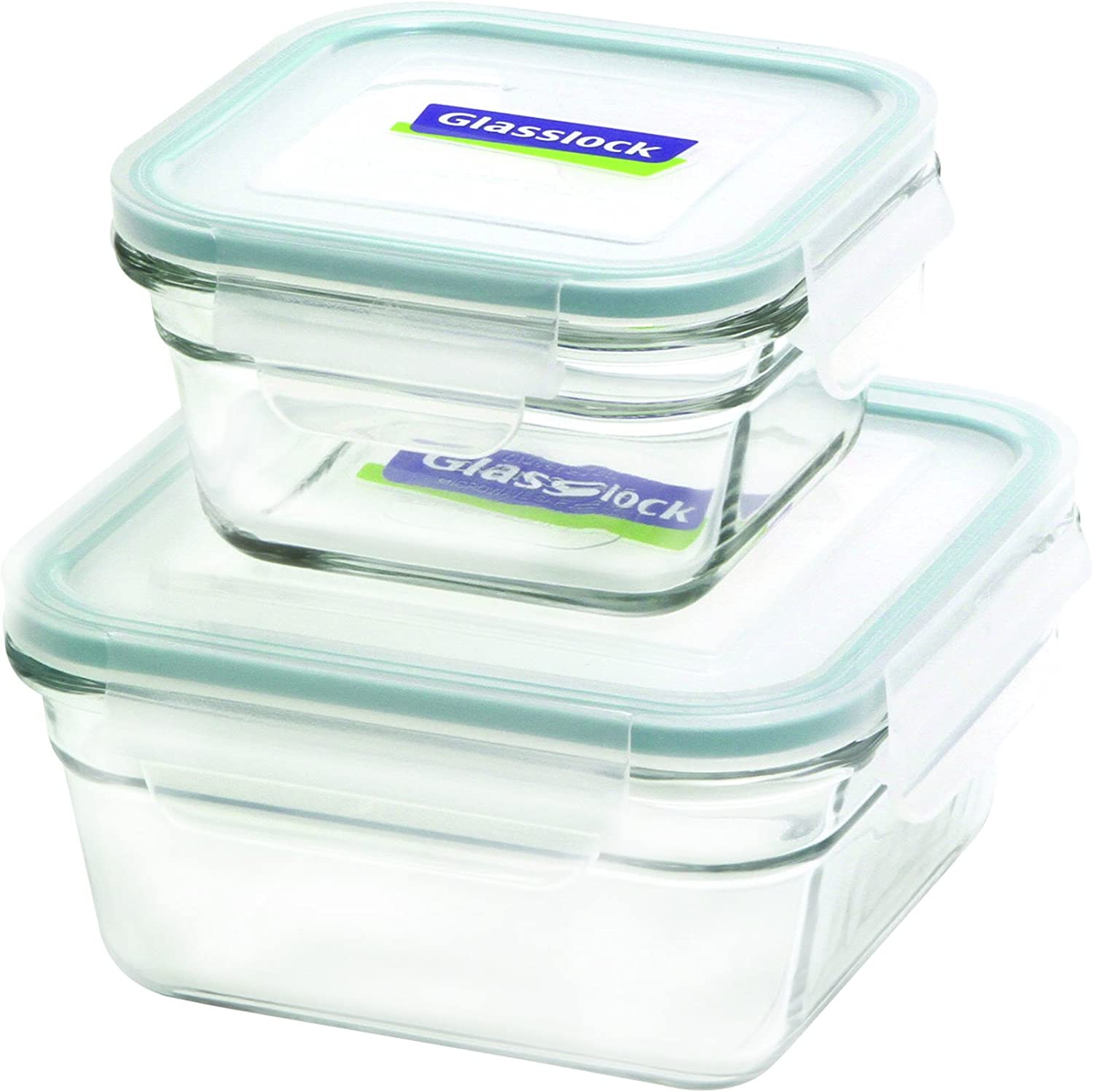 Glasslock 4-Piece Square Oven Safe Container Set