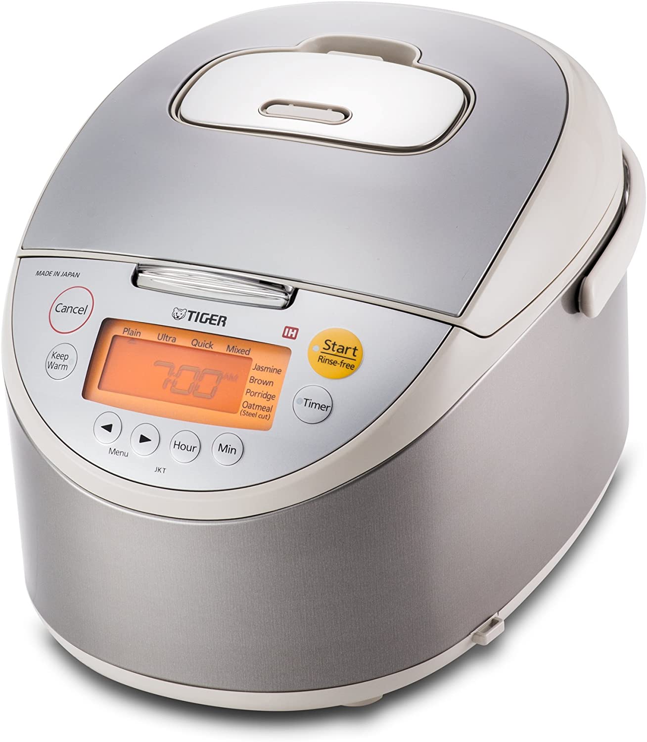 Tiger Rice Cooker with Oatmeal Cooker, 10 Cup