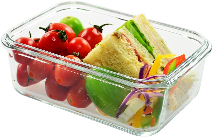 GlassLock Rectangle Storage Container, 715 ML
