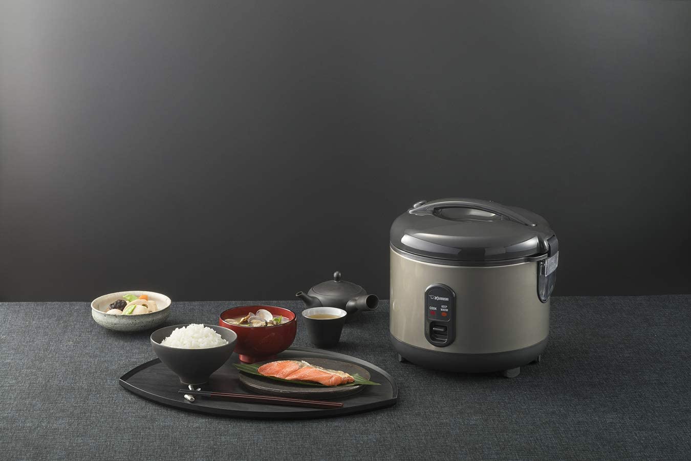 Holstein Housewares 5-Cup Rice Cooker, Black- Convenient and User Friendly  with Warm and Cook Function, Ideal for Rice, Quinoa, Oatmeal, Stews and