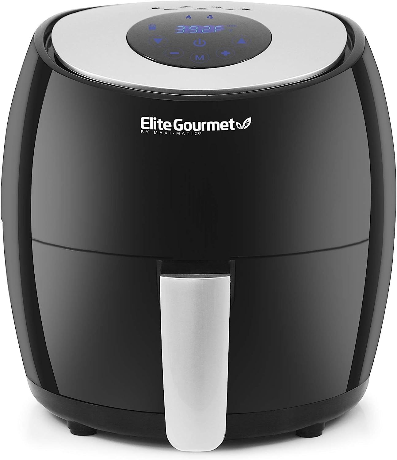 Elite Gourmet Electric Digital Hot Air Fryer with 7 Menu Functions