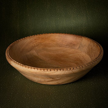 BZAAR Handmade Mango Wood Country Home Bowl