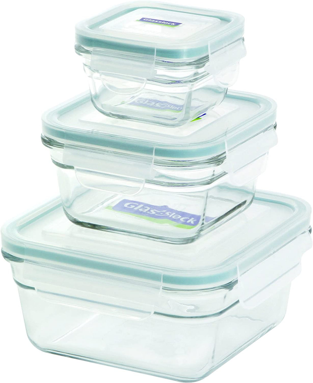 Glasslock 6-Piece Square Oven Safe Container Set