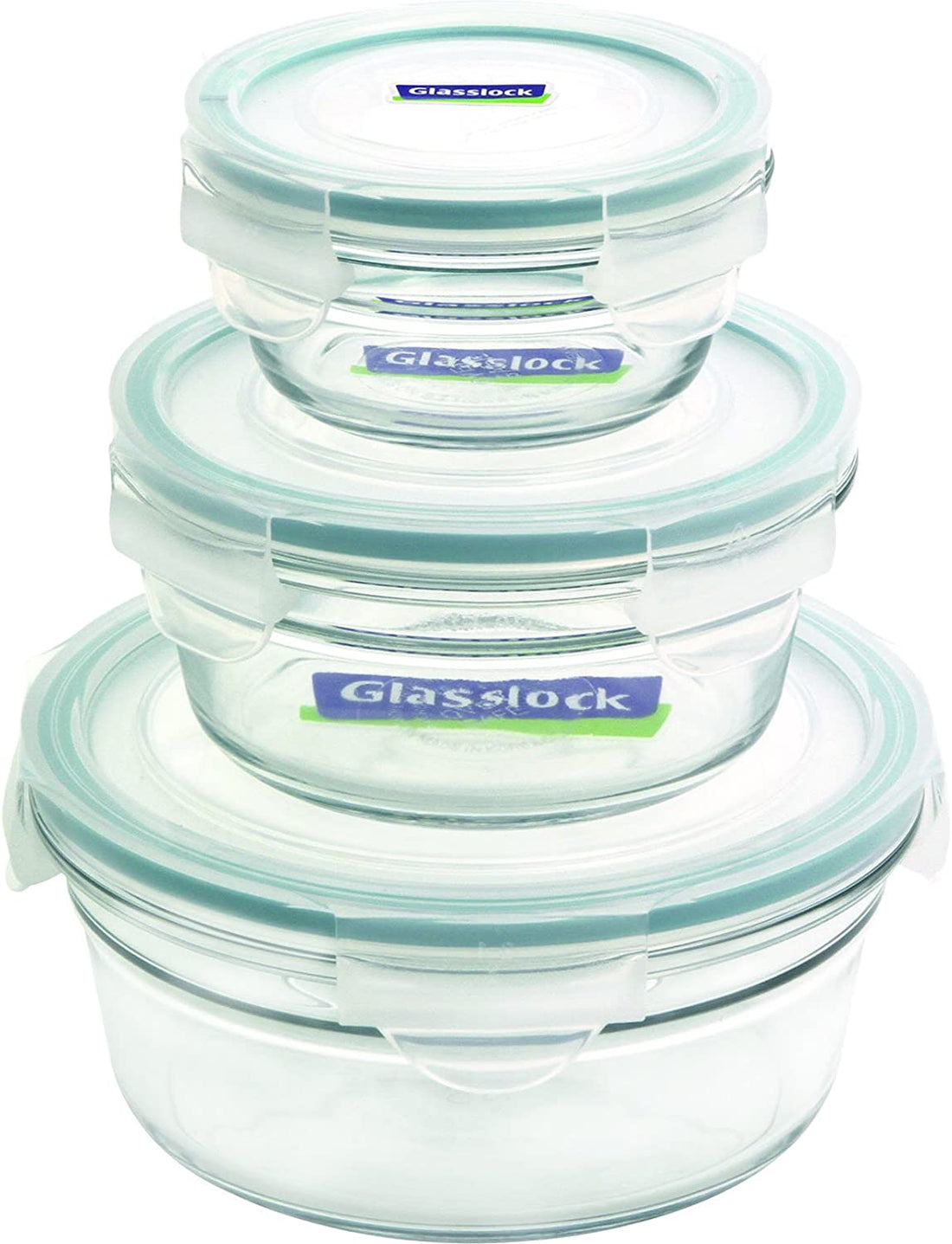Glasslock 6-Piece Round Oven Safe Container Set