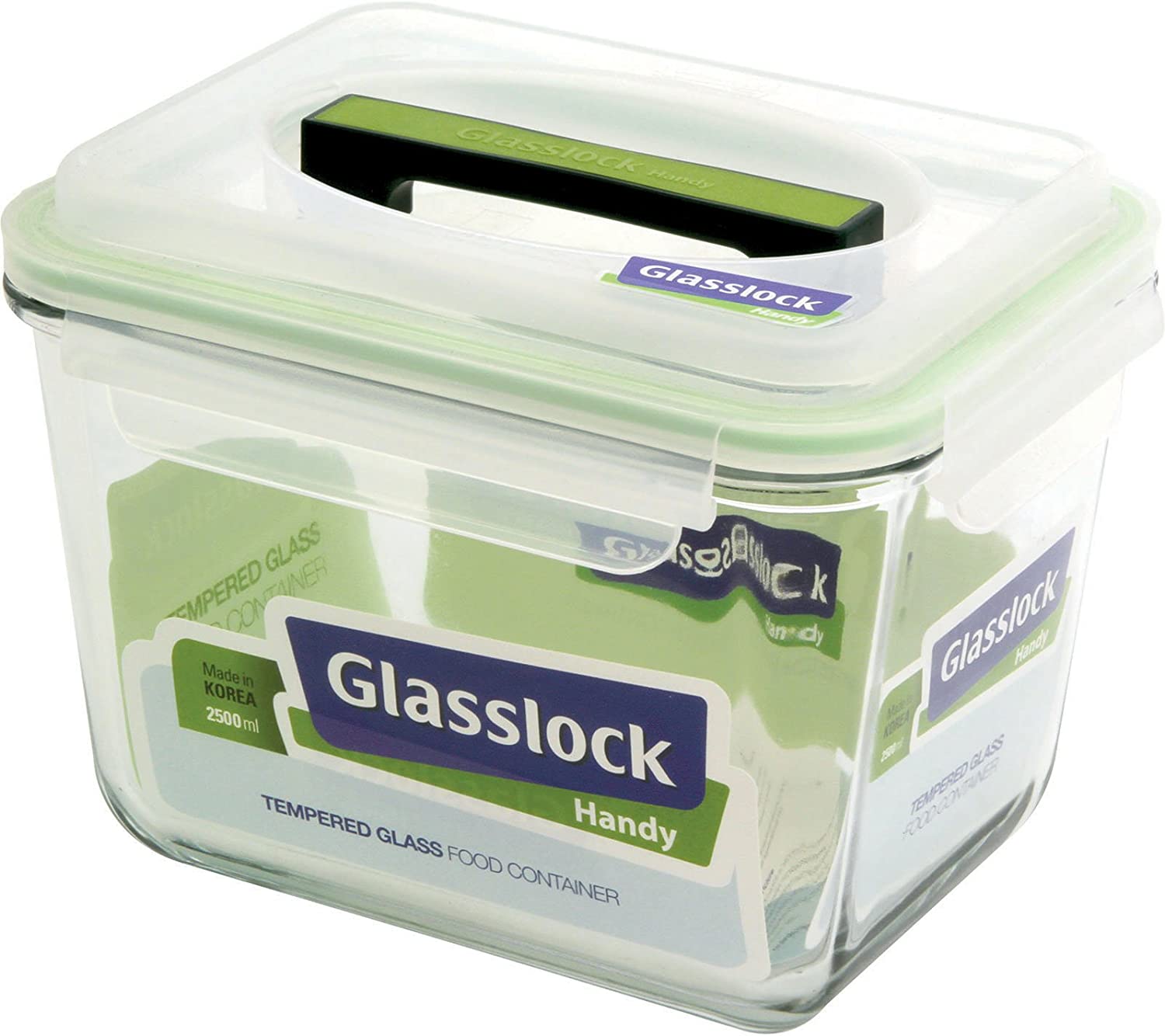 Glasslock 10.5-Cup Rectangle Handy Container