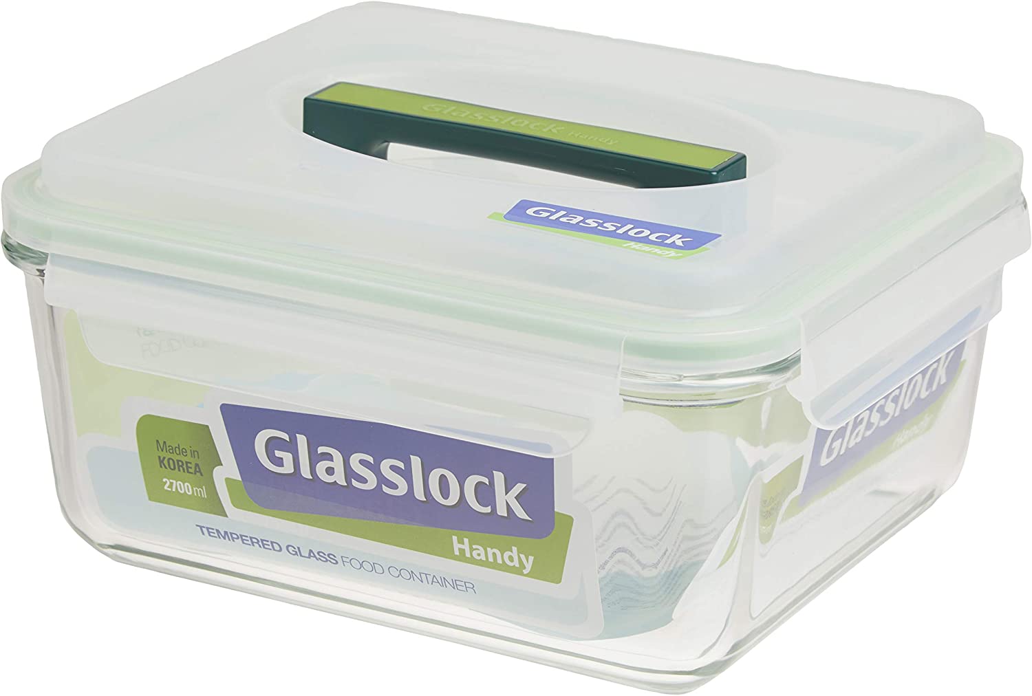 Glasslock 11.4-Cup Rectangle Handy Container