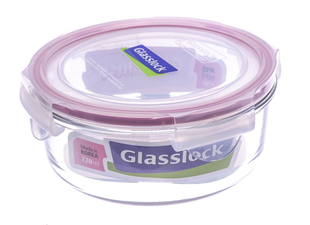 Glasslock Round Container, 24-Ounce