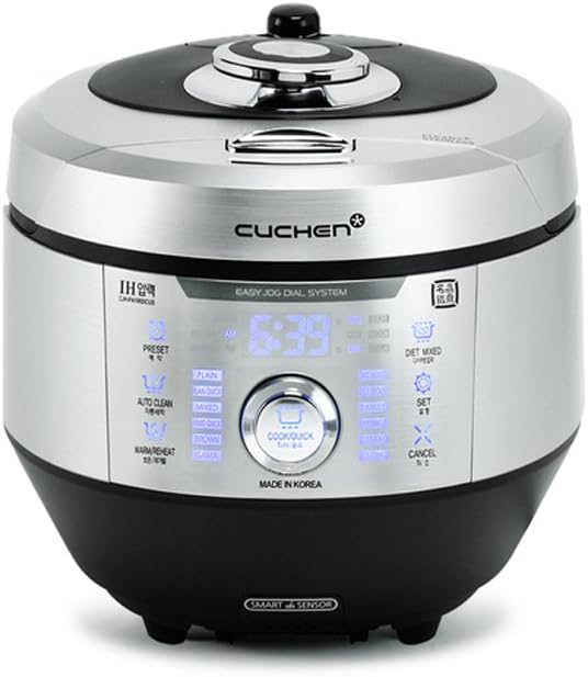 Cuchen 6-Cup (Uncooked) Induction Heating (IH) Pressure Rice Cooker