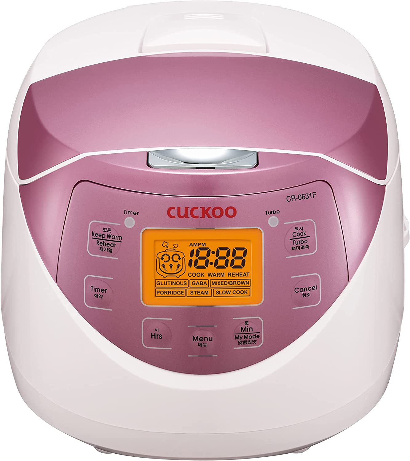 Cuckoo Micom Rice Cooker with 8 Menu Options, 6-Cup (Uncooked)