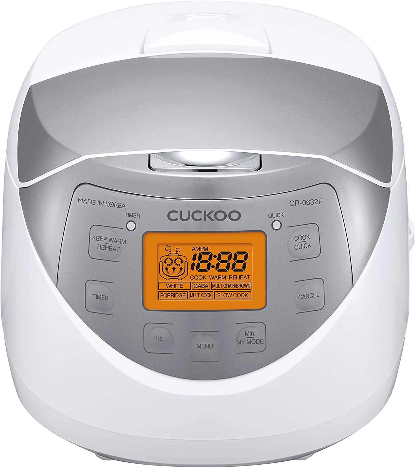 Cuckoo Micom Rice Cooker with 8 Menu Options, 6-Cup (Uncooked)