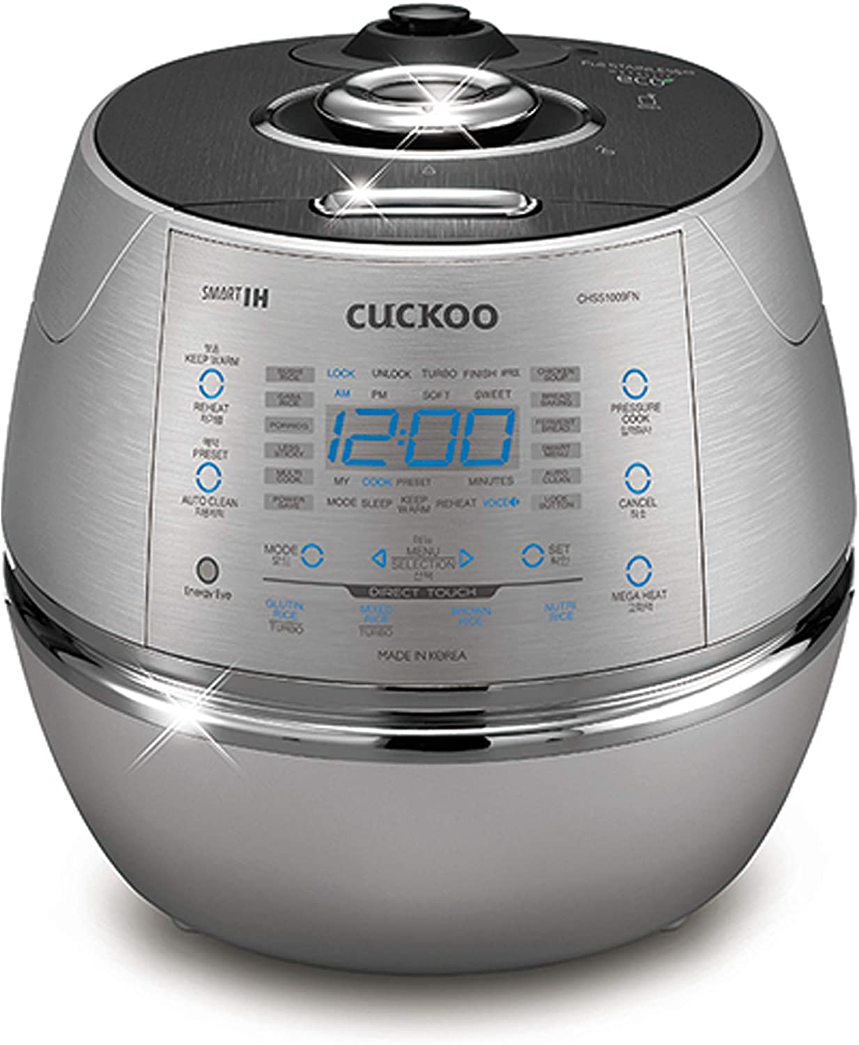 Cuckoo Pressure Rice Cooker IH, 10-Cup (Uncooked)