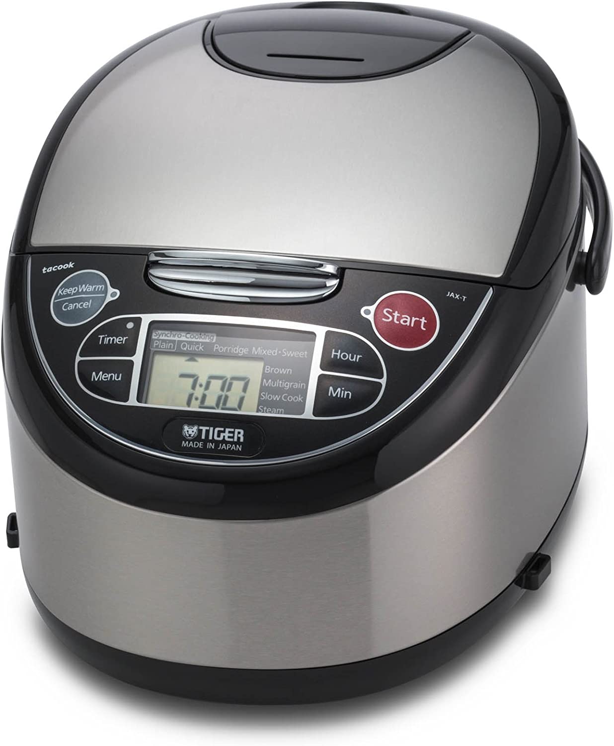 Tiger Micom Rice Cooker with Food Steamer &amp; Slow Cooker, 5.5-Cup (Uncooked)