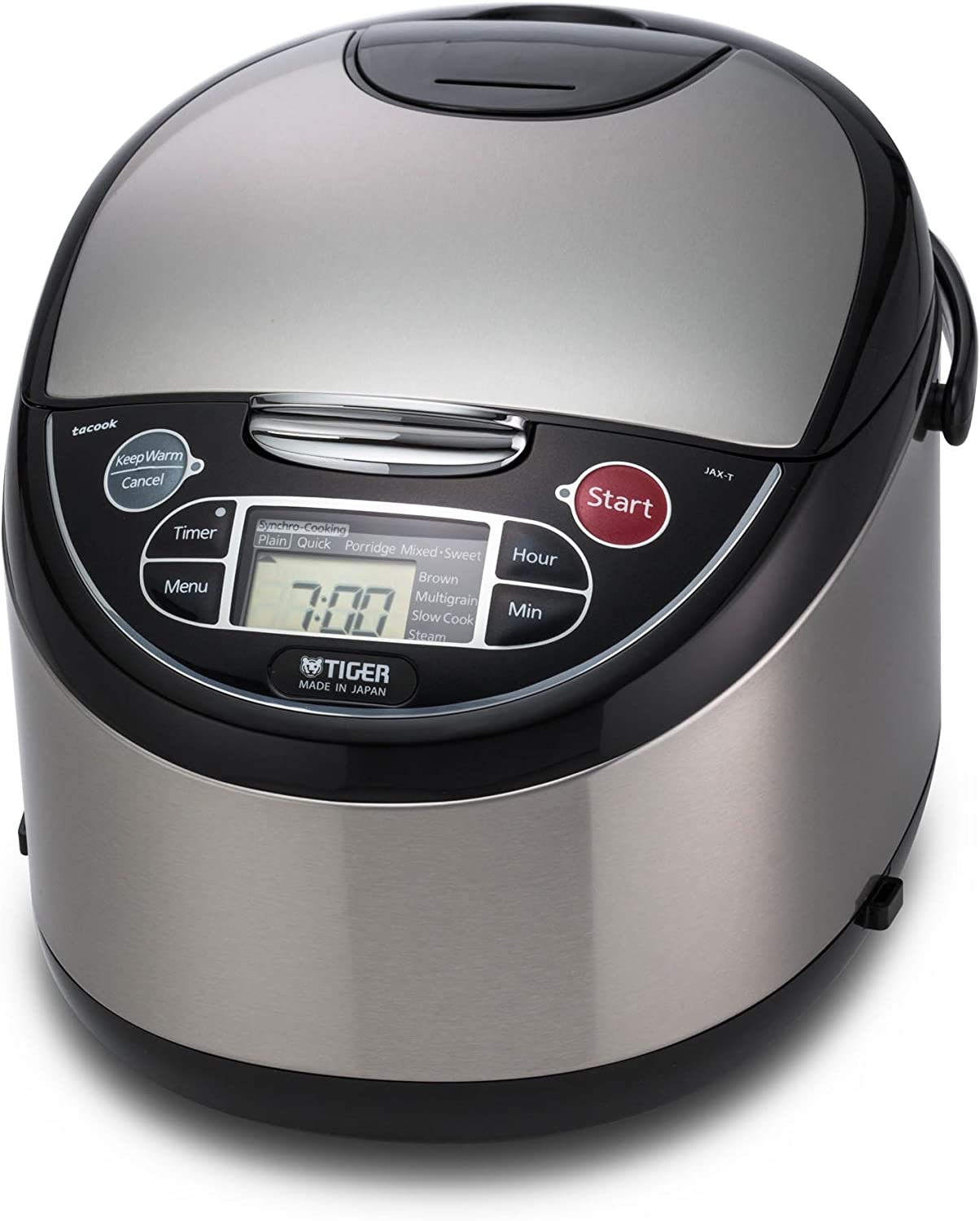 Tiger Micom Rice Cooker with Food Steamer &amp; Slow Cooker, 10-Cup (Uncooked)