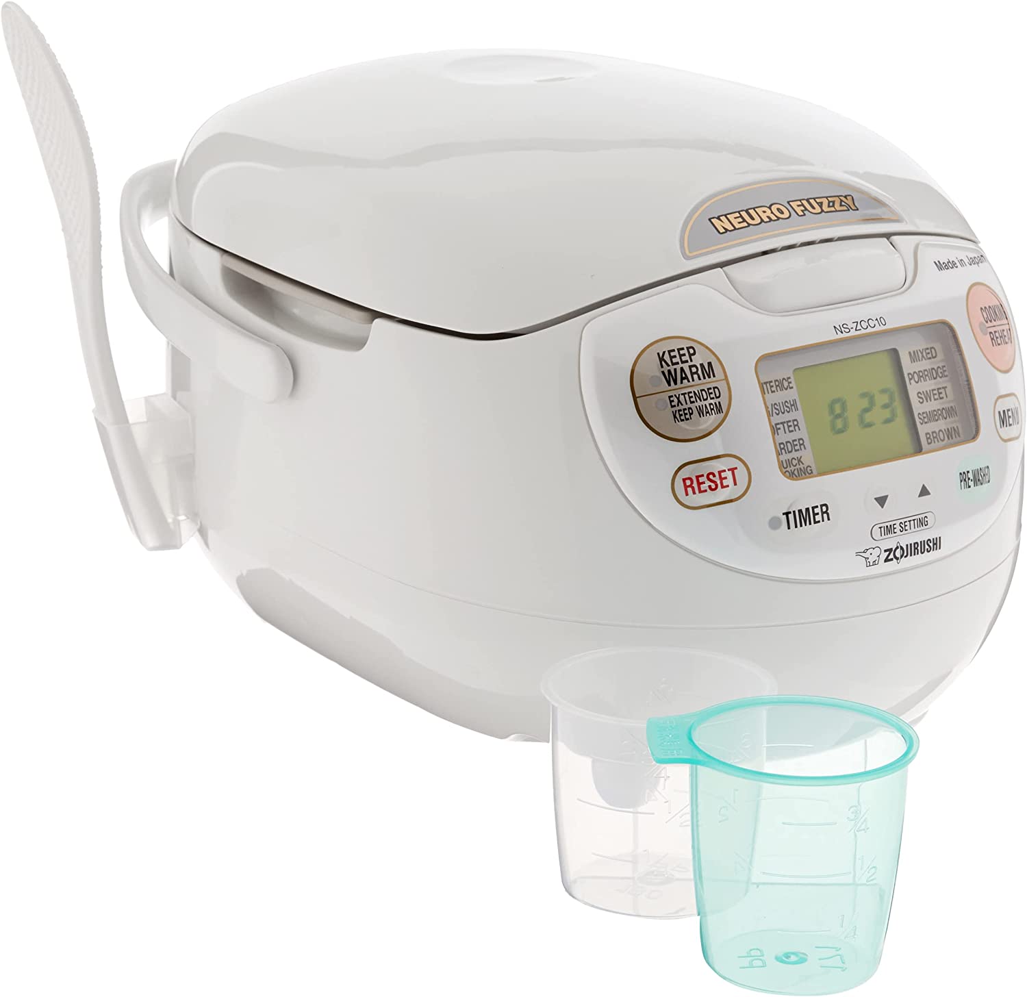 Zojirushi Rice Cooker Neuro Fuzzy, 5.5-Cups (Uncooked)