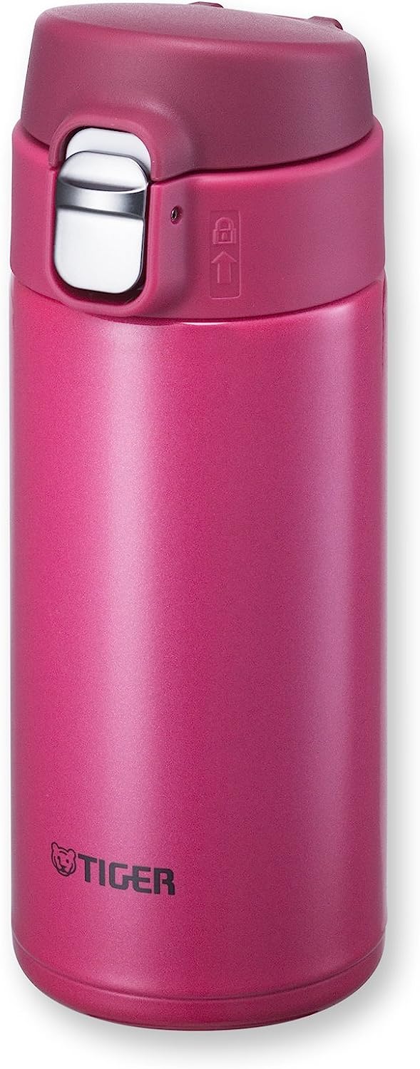 Tiger Vacuum Insulated Travel Mug with Flip Open Lid, 12-Ounce