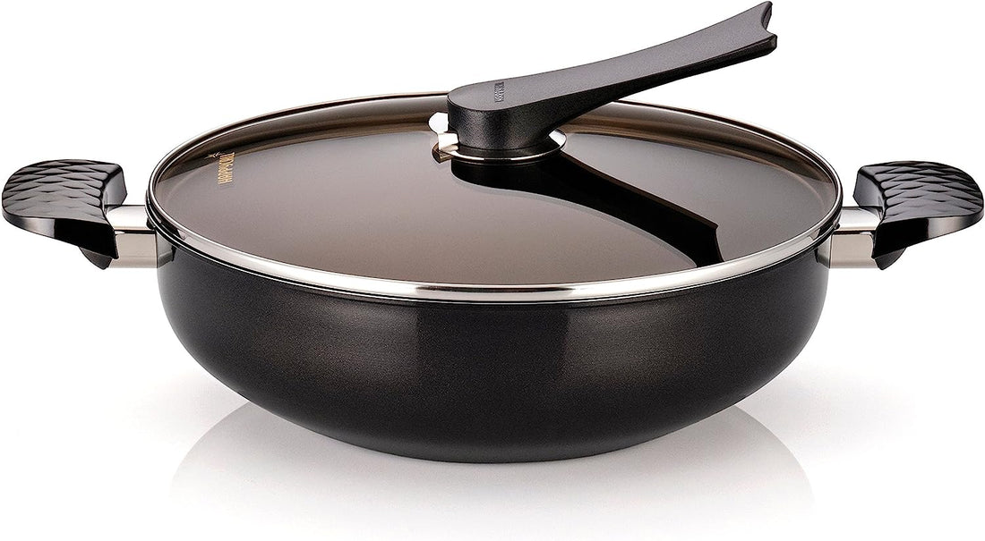 Happycall 5 Layer Nonstick Wok With Lid, 13IN